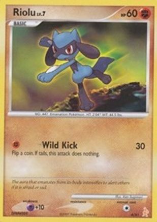 Riolu (6) [DP Trainer Kit Manaphy & Lucario] - Common