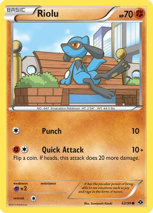 Riolu (063/99) [Next Destinies] Reverse Holofoil - Common