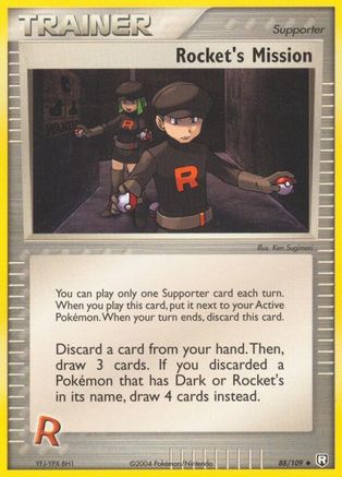 Rocket's Mission (088/109) [Team Rocket Returns] Reverse Holofoil - Uncommon