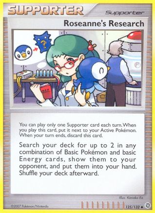 Roseanne's Research (125/132) [Secret Wonders] Reverse Holofoil - Uncommon
