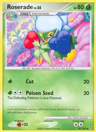 Roserade (81/147) [Supreme Victors] Reverse Holofoil - Uncommon
