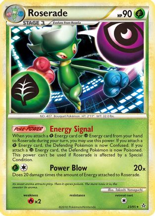 Roserade (23/95) [Unleashed] Reverse Holofoil - Rare