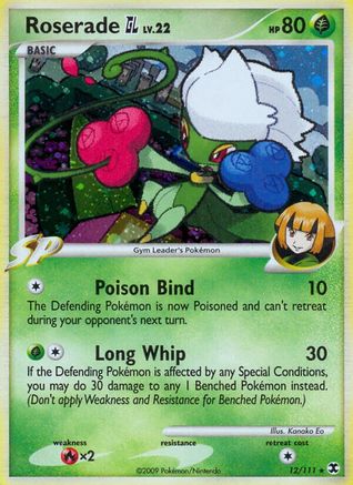 Roserade GL (12/111) [Rising Rivals] Holofoil - Holo Rare