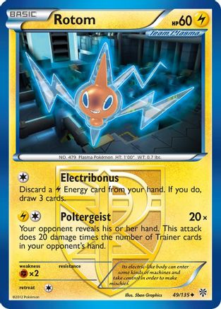 Rotom (Team Plasma) (049/135) [Plasma Storm] - Uncommon
