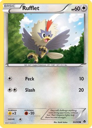Rufflet (86/98) [Emerging Powers] - Common