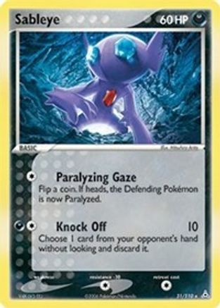 Sableye (31/110) [Holon Phantoms] Reverse Holofoil - Rare