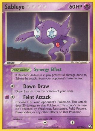 Sableye (022/108) [Power Keepers] - Rare