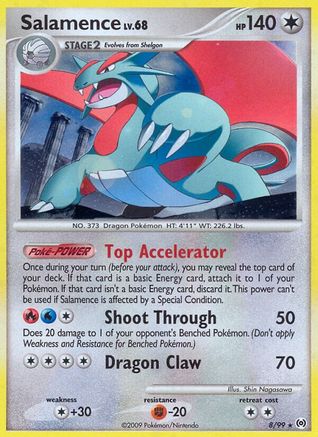 Salamence (008/99) [Arceus] Holofoil - Holo Rare