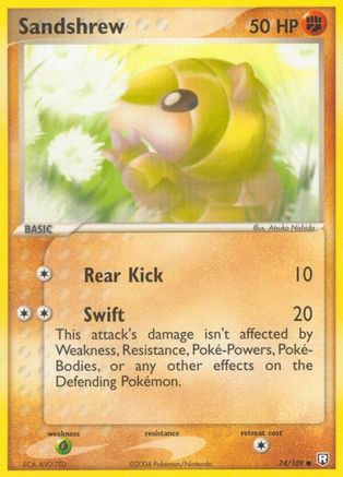 Sandshrew (074/109) [Team Rocket Returns] - Common