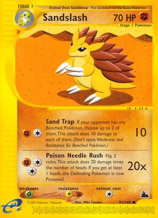 Sandslash (93/144) [Skyridge] - Common