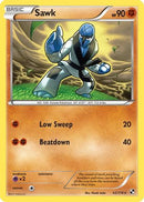 Sawk (62/114) [Black and White] Reverse Holofoil - Rare