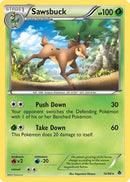 Sawsbuck (16/98) [Emerging Powers] Reverse Holofoil - Rare