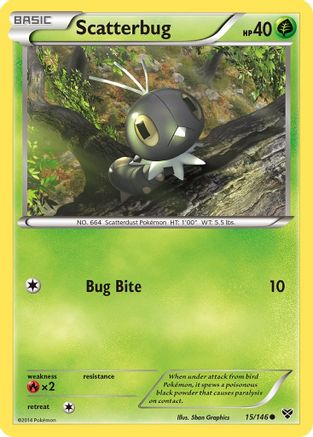 Scatterbug (15/146) [XY Base Set] - Common