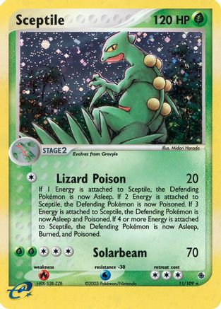 Sceptile (11/109) [Ruby and Sapphire] Reverse Holofoil - Holo Rare