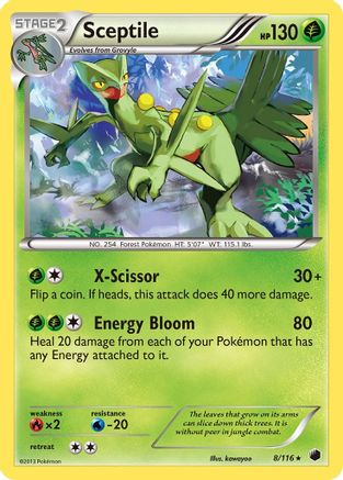 Sceptile (8/116) [Plasma Freeze] Holofoil - Holo Rare