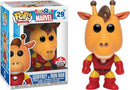 Geoffrey as Iron Man - Marvel Toys R US