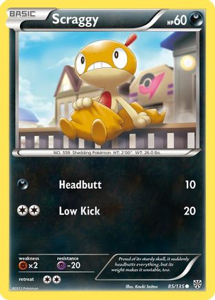 Scraggy (085/135) [Plasma Storm] - Common