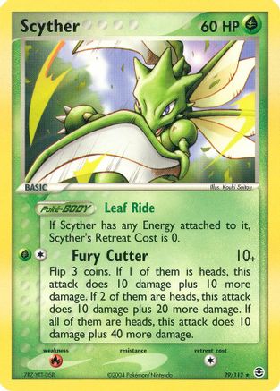 Scyther (29/112) [FireRed & LeafGreen] Reverse Holofoil - Rare