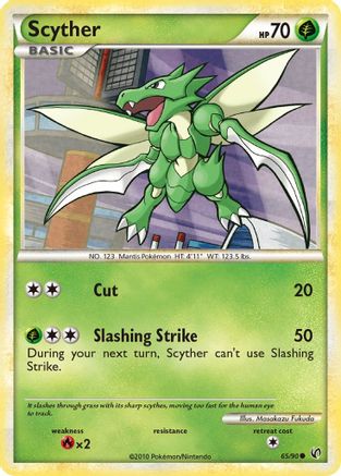 Scyther (65/90) [Undaunted] Reverse Holofoil - Common