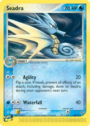 Seadra (040/97) [Dragon] Reverse Holofoil - Uncommon