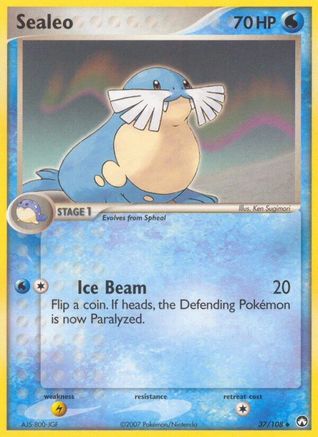 Sealeo (37/108) [Power Keepers] Reverse Holofoil - Uncommon