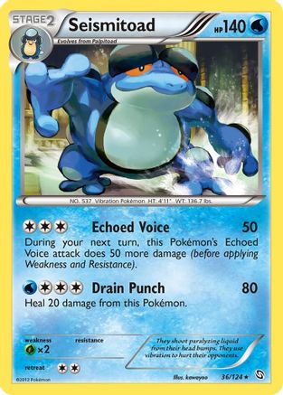 Seismitoad (36/124) [Dragons Exalted] Reverse Holofoil - Rare