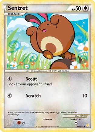Sentret (080/123) [HeartGold SoulSilver] - Common