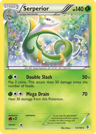 Serperior (13/149) [Boundaries Crossed] Reverse Holofoil - Holo Rare
