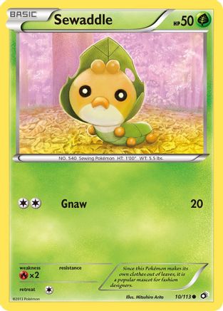 Sewaddle (10/113) [Legendary Treasures] Reverse Holofoil - Common