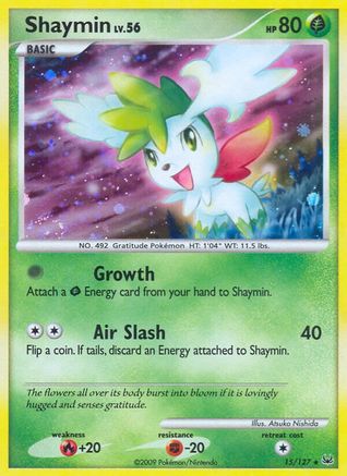 Shaymin (15/127) [Platinum] Reverse Holofoil - Holo Rare