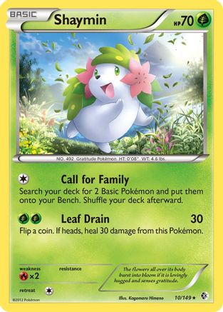 Shaymin (10/149) [Boundaries Crossed] Reverse Holofoil - Rare