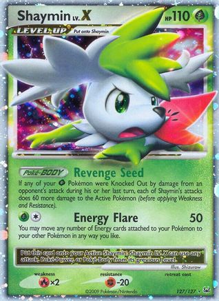 Shaymin Lv.X (Sky Forme) (127/127) [Platinum] Holofoil - Ultra Rare