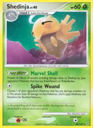 Shedinja (44/147) [Supreme Victors] Reverse Holofoil - Rare