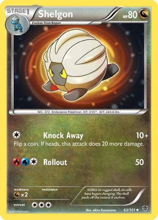 Shelgon (63/101) [Plasma Blast] - Uncommon