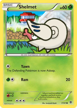 Shelmet (7/101) [Plasma Blast] Reverse Holofoil - Common