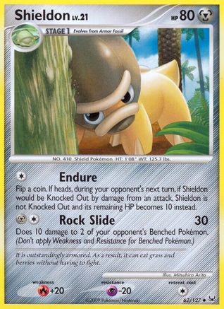 Shieldon (062/127) [Platinum] Reverse Holofoil - Uncommon