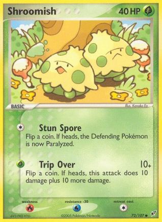 Shroomish (072/107) [Deoxys] Reverse Holofoil - Common