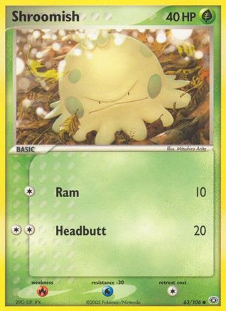 Shroomish (63/106) [Emerald] - Common