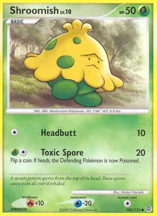 Shroomish (108/132) [Secret Wonders] - Common