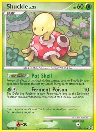 Shuckle (109/132) [Secret Wonders] Reverse Holofoil - Common