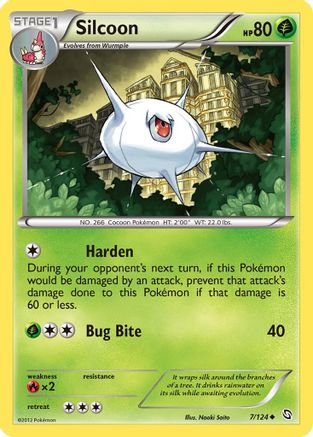Silcoon (7/124) [Dragons Exalted] Reverse Holofoil - Uncommon