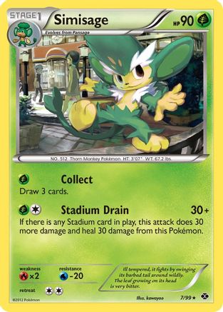 Simisage (7/99) [Next Destinies] Reverse Holofoil - Rare