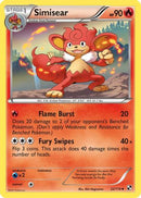 Simisear (22/114) [Black and White] Reverse Holofoil - Uncommon