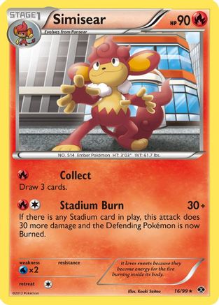Simisear (16/99) [Next Destinies] - Rare