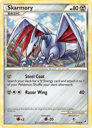 Skarmory (31/95) [Call of Legends] Reverse Holofoil - Rare