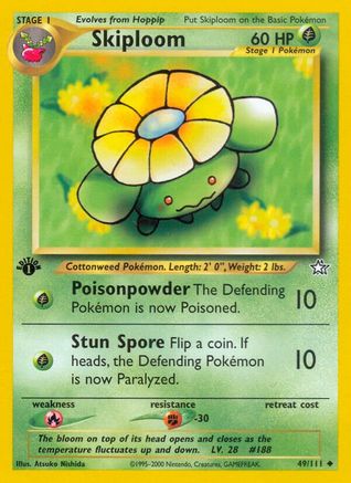 Skiploom (049/111) [Neo Genesis] 1st Edition - Uncommon