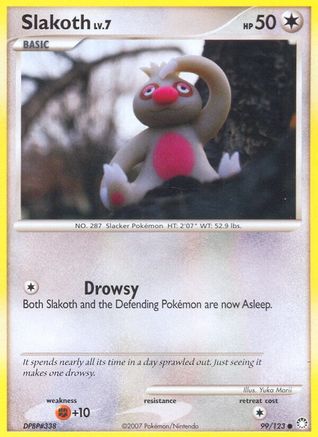 Slakoth (099/123) [Mysterious Treasures] Reverse Holofoil - Common