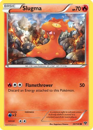 Slugma (20/146) [XY Base Set] - Common
