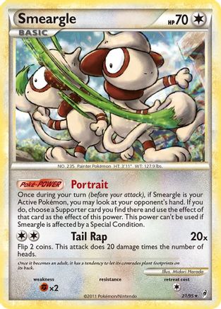 Smeargle (21/95) [Call of Legends] Holofoil - Holo Rare