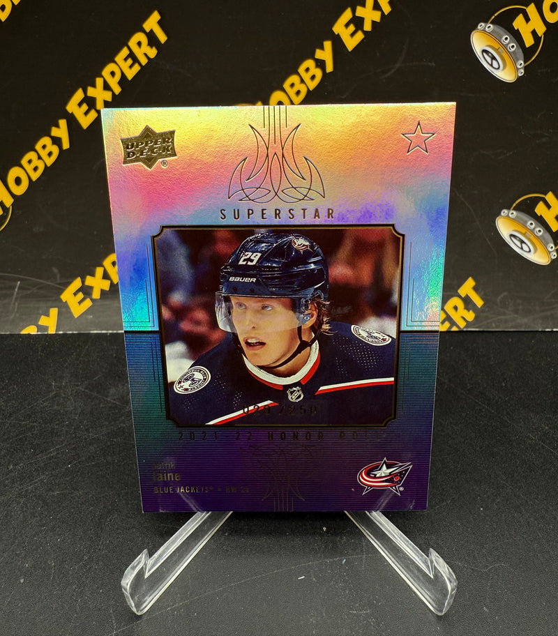 Patrik Laine Honor Roll 029/250 - Columbus Blue Jackets